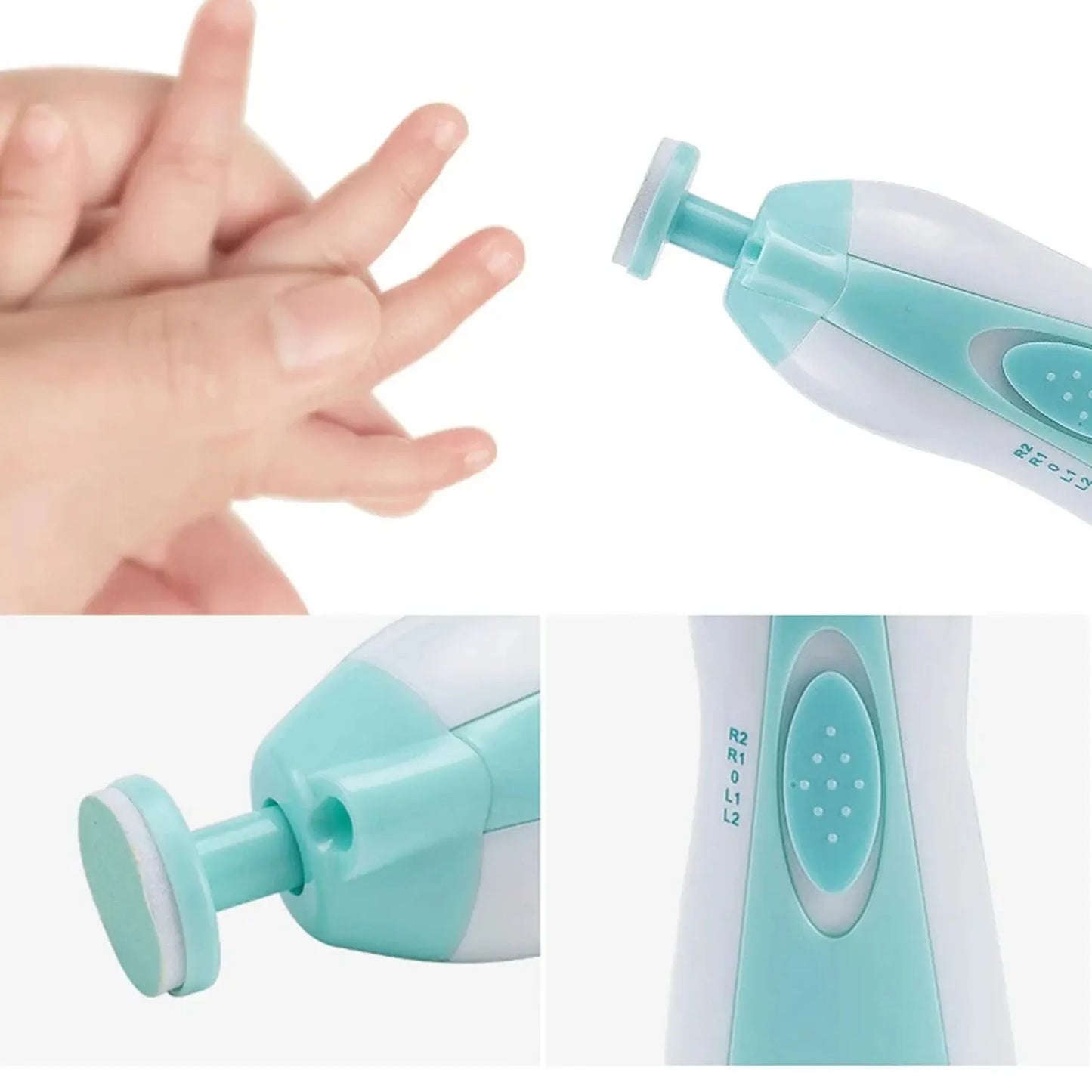 6 in 1 Electric Baby Nail Trimmer Sharpener, Kids Scissors, Baby Nail Care Trimmer Manicure